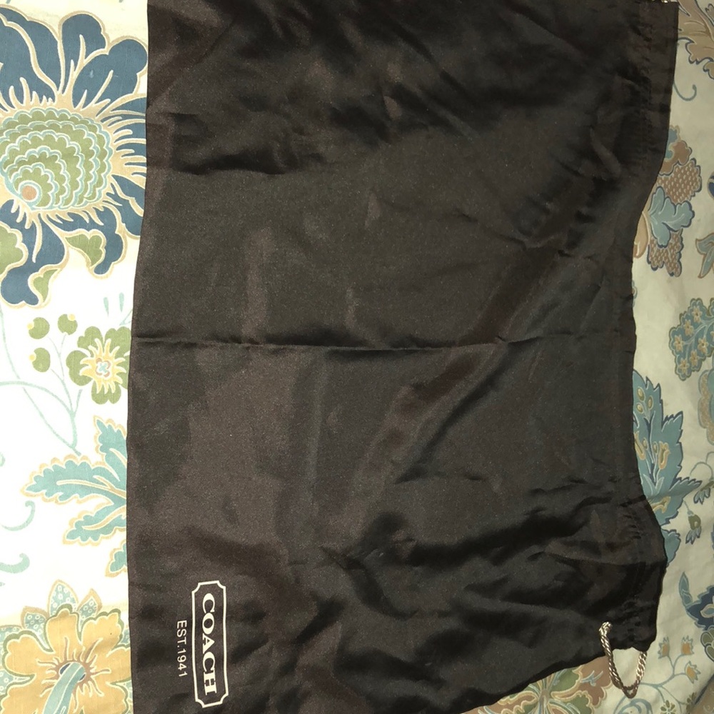 Coach Leather, Suede Patchwork Handbag. - image 4